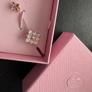 Swarovski Stella brooch Rose gold crystals jewelry pin NEW in box jewllery pins